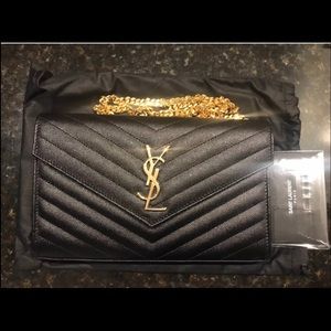 YSL cross body bag.